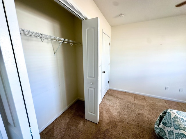 view of closet