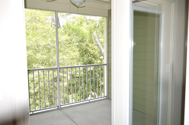 81 Delray Dr Unit 2-C, Murrells Inlet, SC 29576 - balcony with ceiling fan