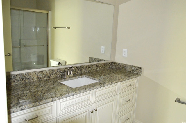 81 Delray Dr Unit 2-C, Murrells Inlet, SC 29576 - full bath with vanity and a shower with shower door