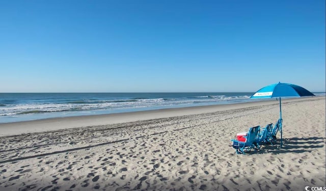 water view with a beach view