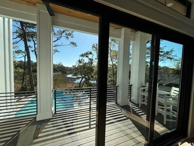 429 Harbour View Dr, Myrtle Beach, SC 29579 - balcony featuring a water view