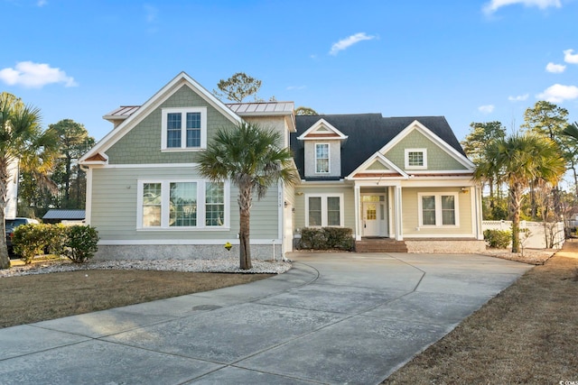 view of craftsman house