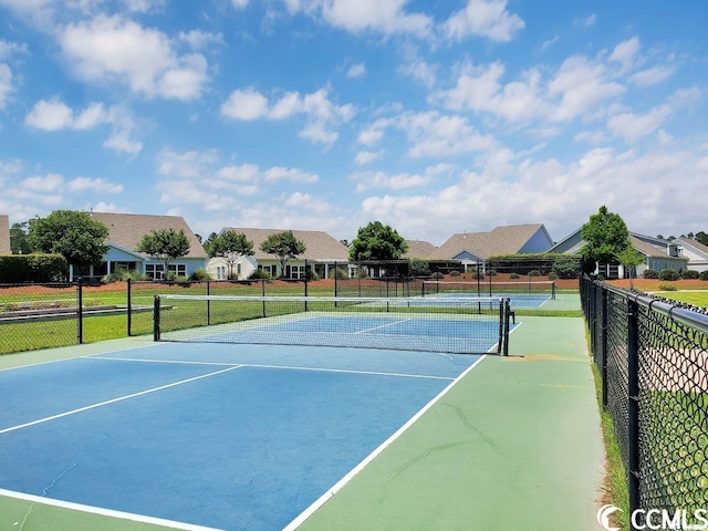 view of sport court