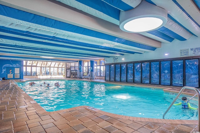 1105 S Ocean Blvd Unit 252, Myrtle Beach, SC 29577 - view of indoor pool