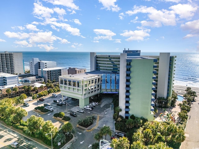 1105 S Ocean Blvd Unit 252, Myrtle Beach, SC 29577 - drone / aerial view of a large body of water