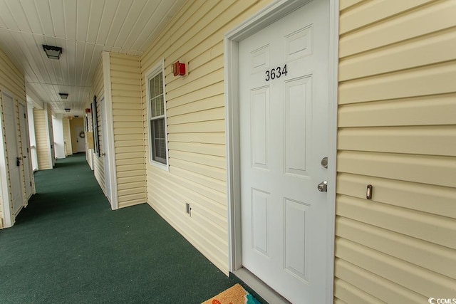 view of entrance to property