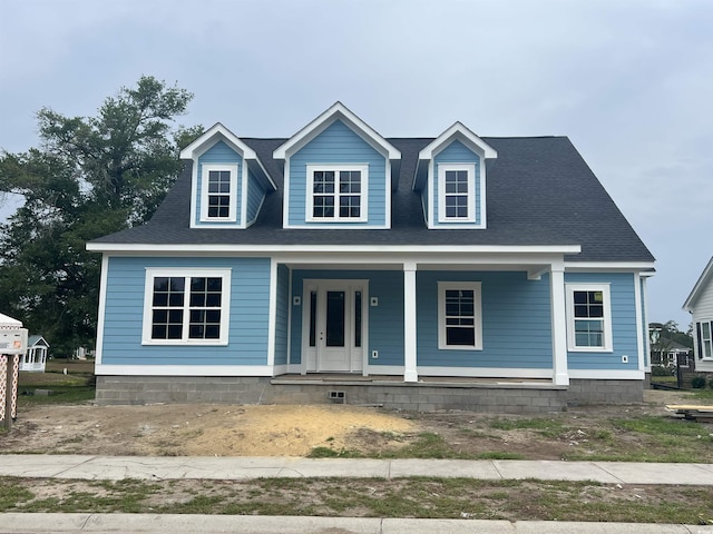 1004 James Island Ave, North Myrtle Beach, SC 29582 - view of front of property featuring covered porch