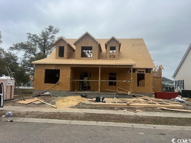 1004 James Island Ave, North Myrtle Beach, SC 29582 - property in mid-construction featuring covered porch