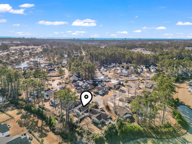 bird's eye view featuring a residential view