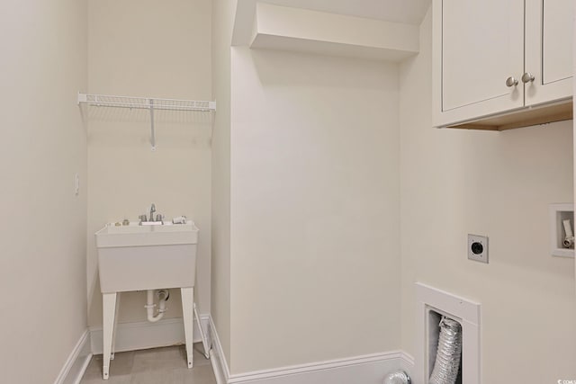 822 Farrow Pkwy, Myrtle Beach, SC 29577 - laundry area with cabinet space and electric dryer hookup