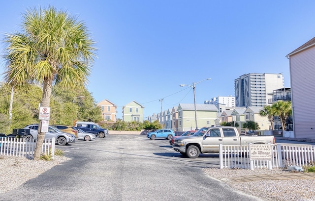 view of vehicle parking