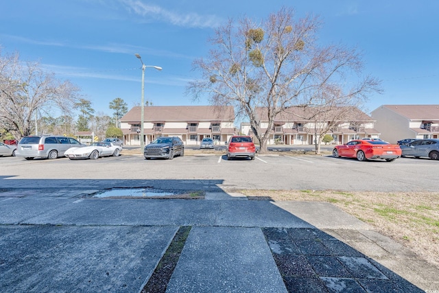 view of vehicle parking