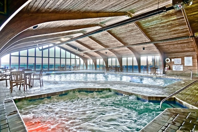 9550 Shore Dr Unit 1721, Myrtle Beach, SC 29572 - view of indoor community pool