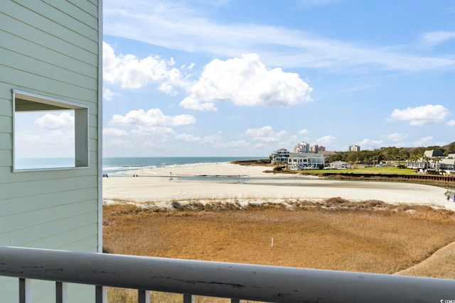 water view with a beach view