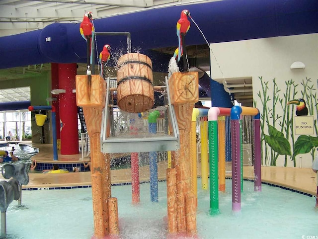 view of jungle gym