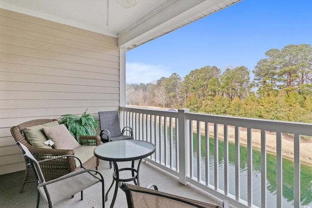 5825 Catalina Dr Unit 332, North Myrtle Beach, SC 29582 - balcony with a forest view