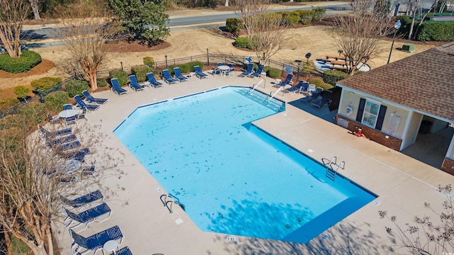 5825 Catalina Dr Unit 332, North Myrtle Beach, SC 29582 - community pool with a patio area and an outbuilding