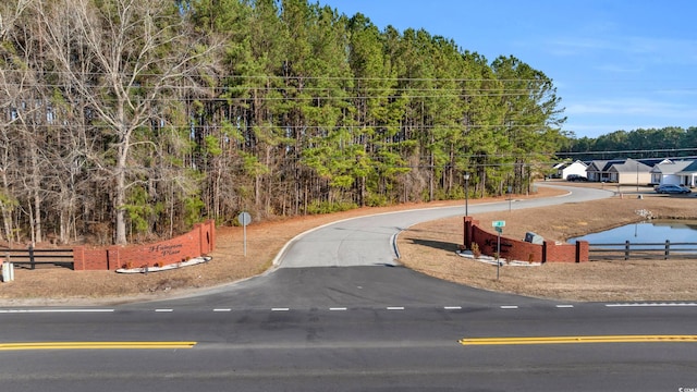 view of road