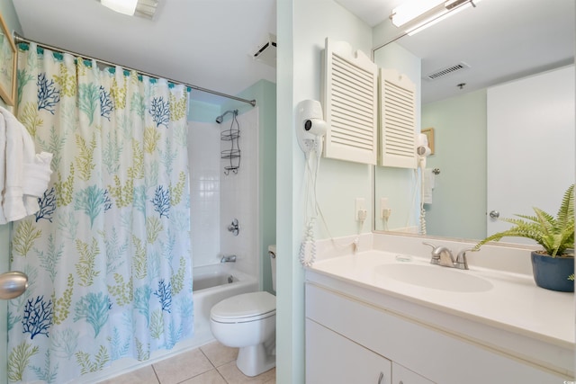 108 Rothbury Cir Unit 207, Myrtle Beach, SC 29572 - full bath with toilet, tile patterned floors, shower / tub combo, and vanity