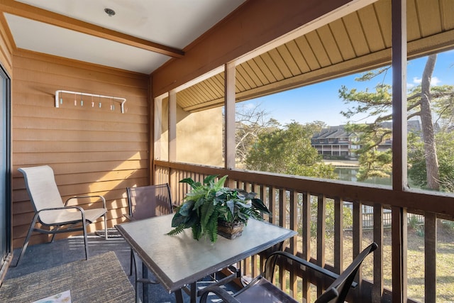 108 Rothbury Cir Unit 207, Myrtle Beach, SC 29572 - balcony with outdoor dining area