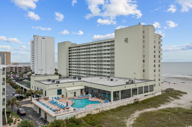 view of property featuring a water view