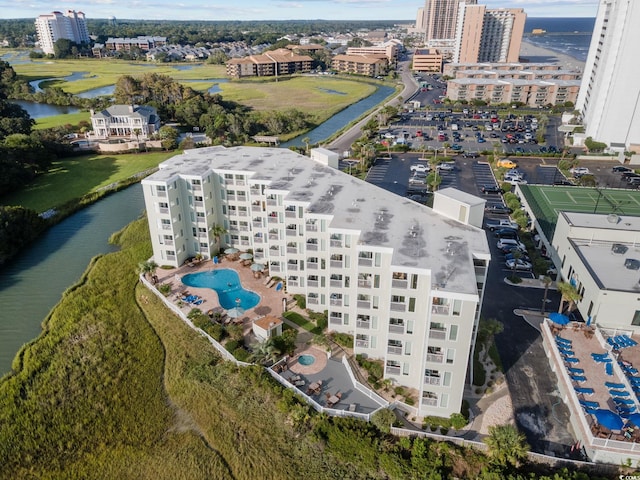 9400 Shore Dr Unit 309, Myrtle Beach, SC 29572 - birds eye view of property featuring a water view