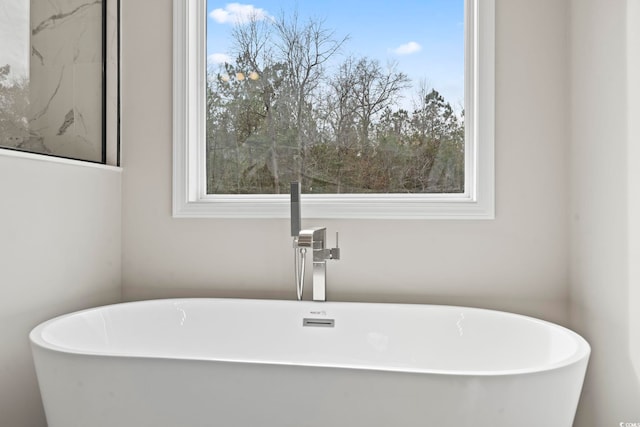 bathroom featuring sink and a bathtub