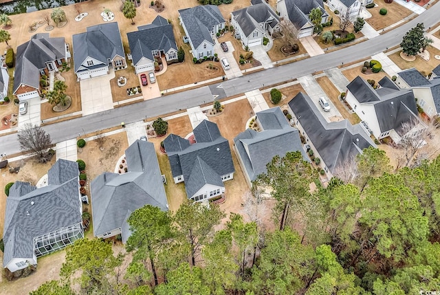 bird's eye view featuring a residential view