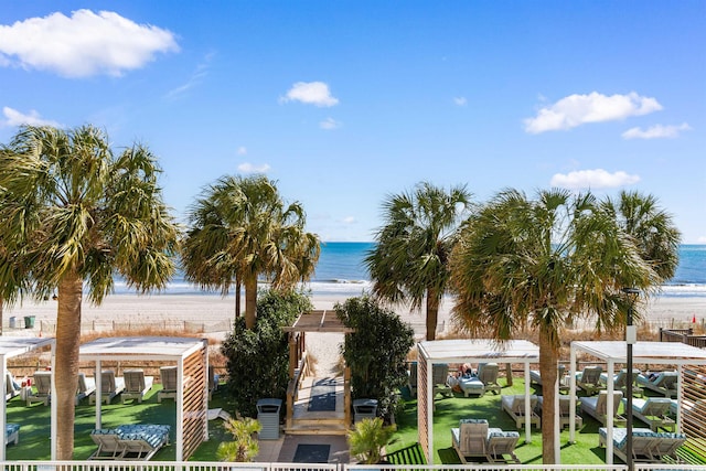 2700 N Ocean Blvd Unit 253, Myrtle Beach, SC 29577 - water view featuring nearby beach