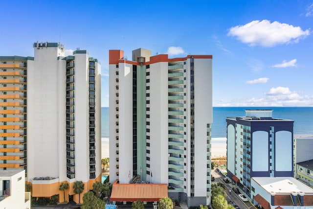 2700 N Ocean Blvd Unit 253, Myrtle Beach, SC 29577 - view of property featuring a water view