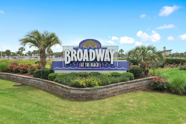 2700 N Ocean Blvd Unit 253, Myrtle Beach, SC 29577 - community / neighborhood sign featuring a yard