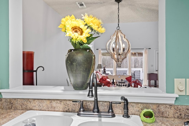 4396 Baldwin Ave Unit 94, Little River, SC 29566 - detailed view of a sink and a chandelier