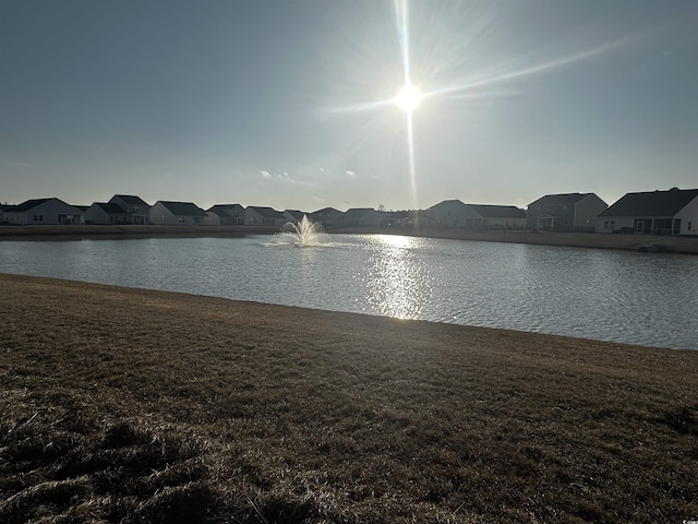 view of water feature