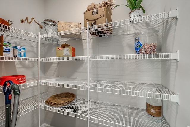 view of pantry