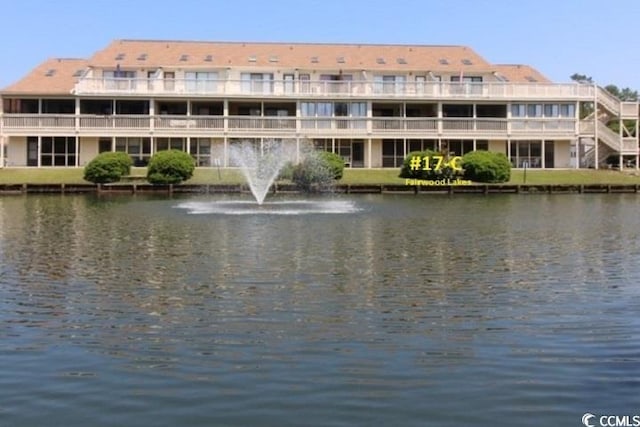 view of water feature