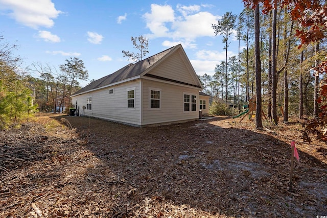 view of side of property