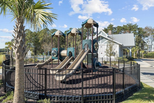 view of play area