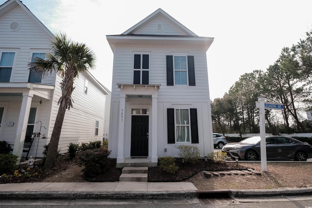 view of front of home