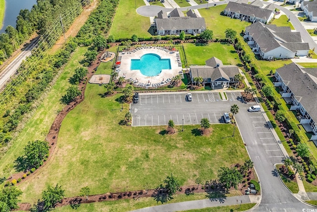 801 San Marco Ct Unit C, Myrtle Beach, SC 29579 - bird's eye view of a pool area