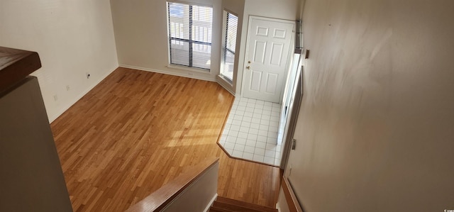 interior space featuring light hardwood / wood-style flooring