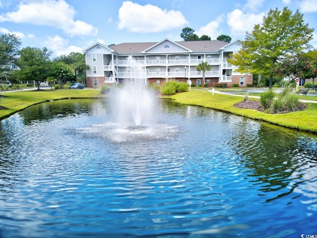 view of water feature