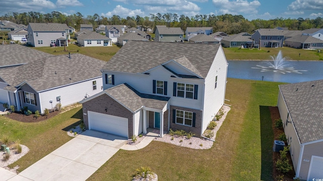 birds eye view of property featuring a residential view