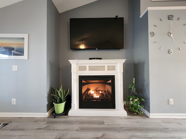 room details with wood-type flooring