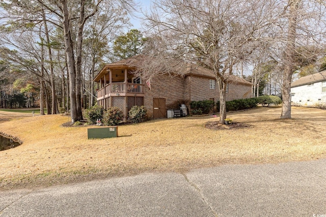 view of front of property