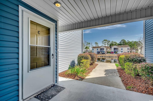 2151 Clearwater Dr Unit C, Surfside Beach, SC 29575 - entrance to property with a water view