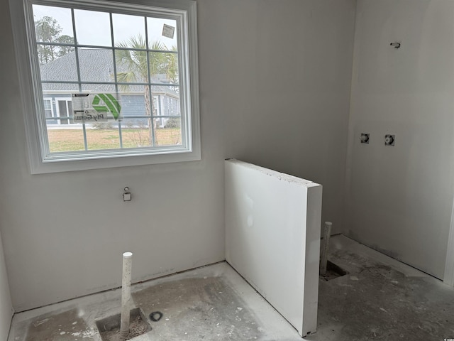 bathroom with radiator heating unit