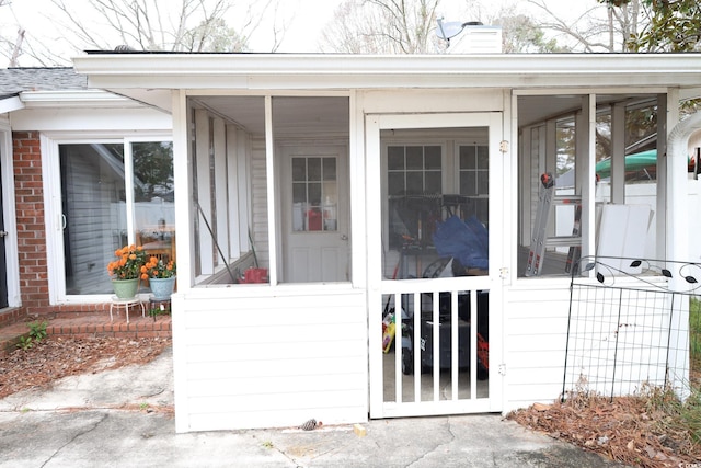 view of property entrance