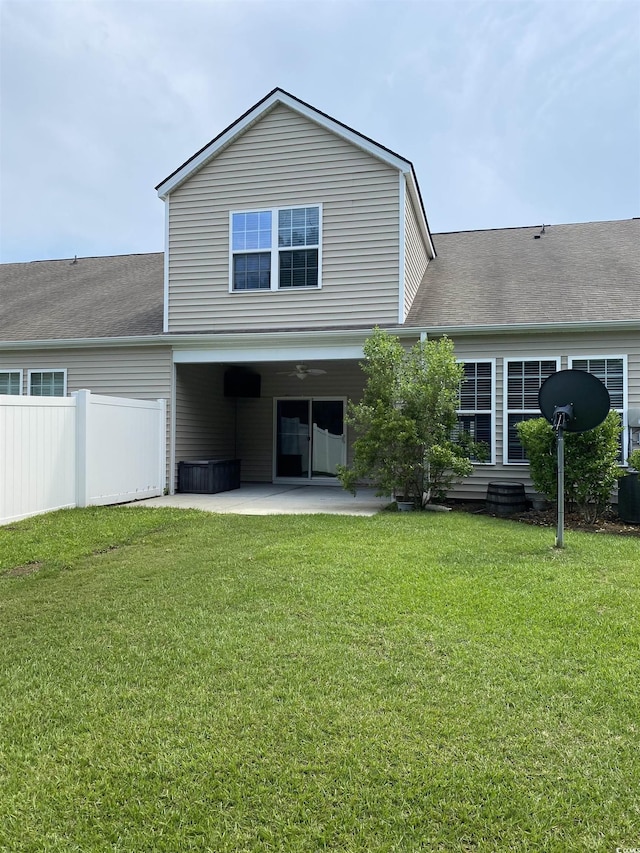 156 Parmelee Dr Unit B, Murrells Inlet, SC 29576 - rear view of property featuring a patio area and roof with shingles
