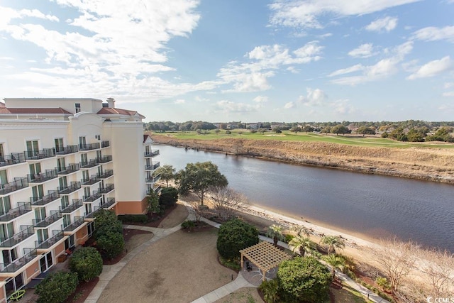 property view of water