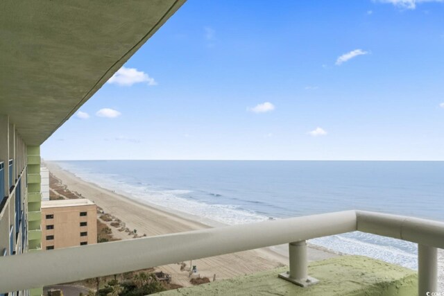 1105 S Ocean Blvd Unit 1134, Myrtle Beach, SC 29577 - view of water feature featuring a beach view